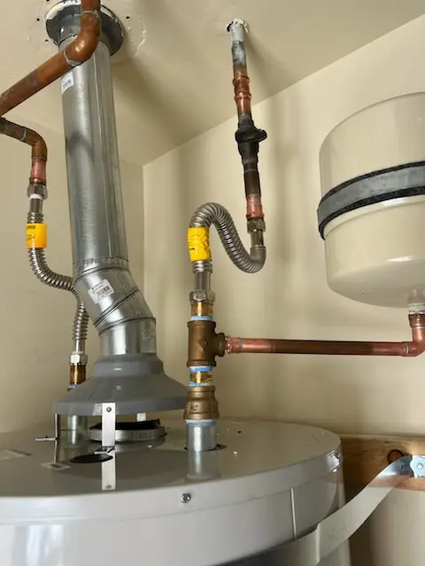 Water heater installation and plumbing repair in Stouchsburg